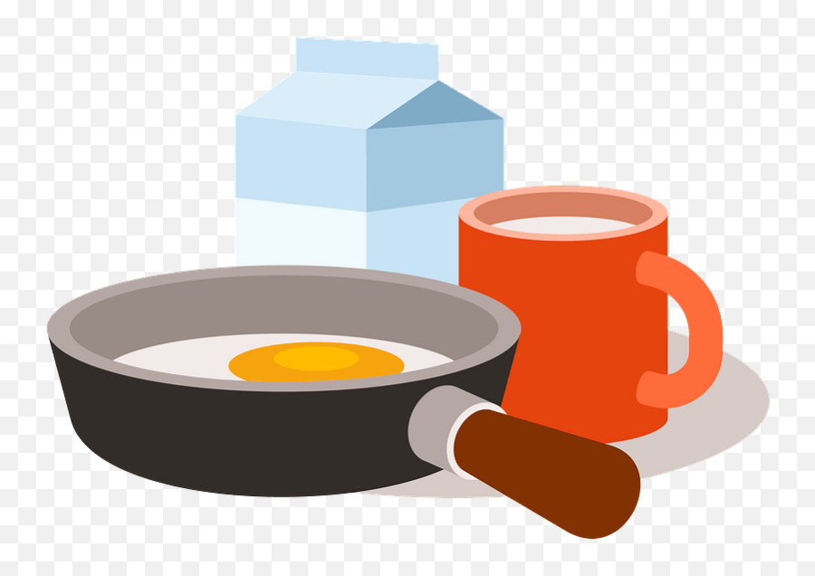 Egg And Milk Clipart - Serveware Emoji,Pan Egg Egg Emoji