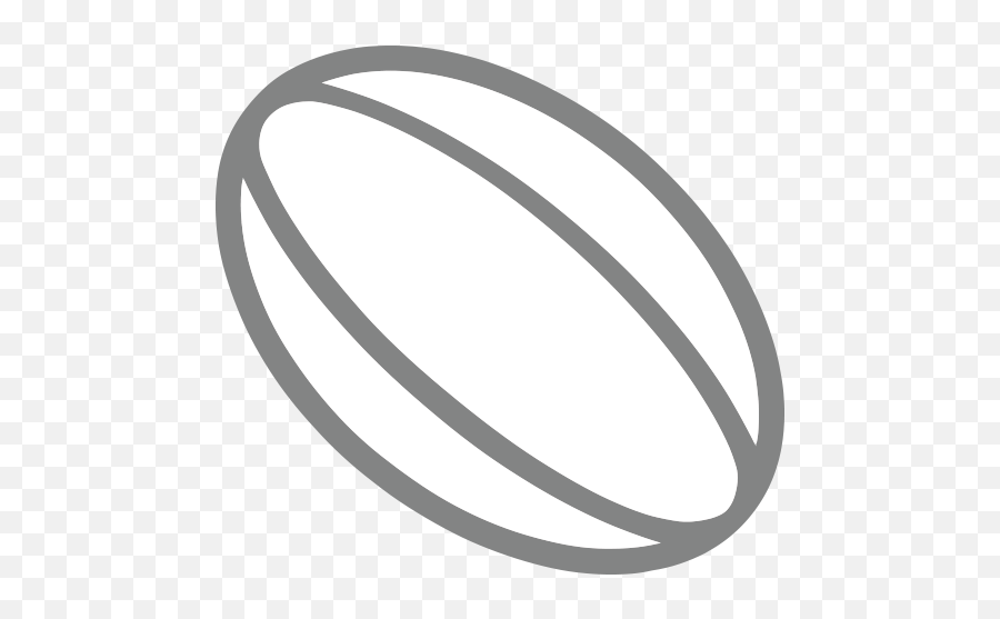 Rugby Football Id 8361 Emojicouk - Rugby Emoji White,Football Emoji