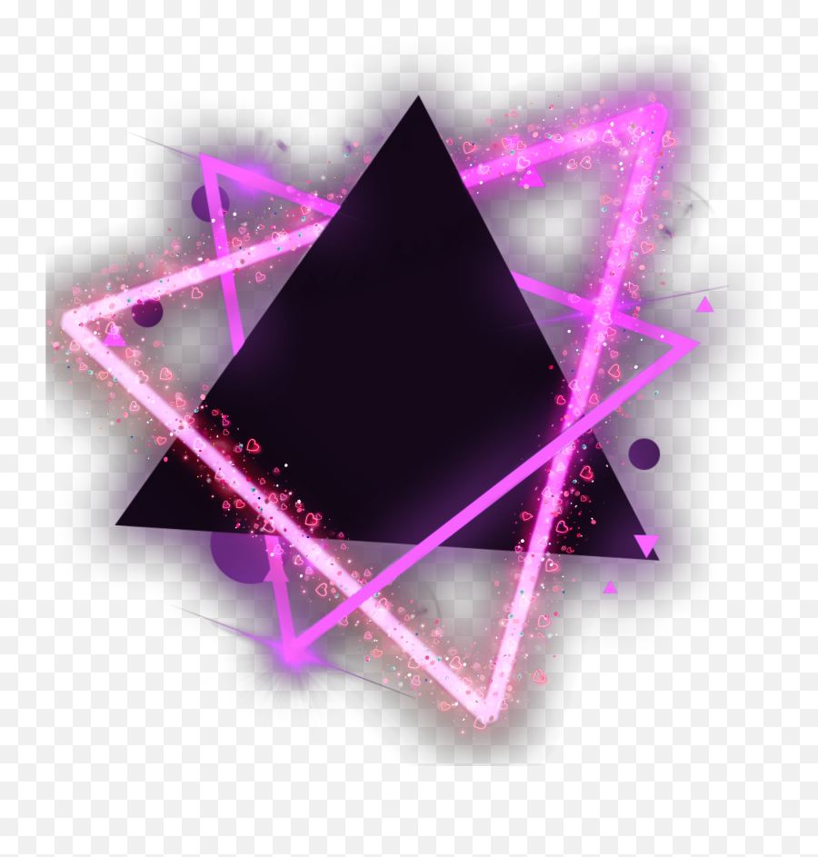 Purple Neon Pink Sticker - Division Rap Battle Emoji,Pink Triangle Emoji