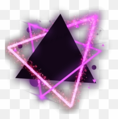 Purple Neon Pink Sticker - Division Rap Battle Emoji,Pink Triangle Emoji