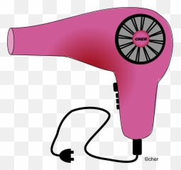 Clipart Scissors Hair Dryer Clipart - Cartoon Clipart Hair Dryer Emoji,Hairdryer Emoji