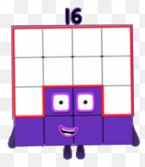 Sixteen Thanks Watching Sticker - Sixteen Numberblocks Emoji,Thanks For Watching Emoji