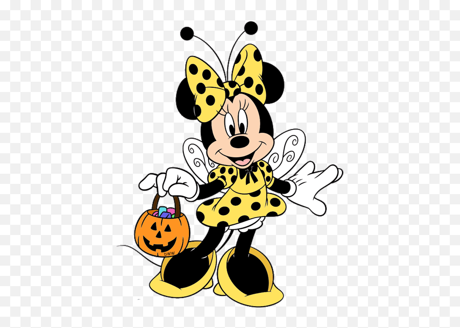 Free Halloween Bee Cliparts Download Free Clip Art Free - Halloween Minnie Mouse Emoji,Condorito Emoticon