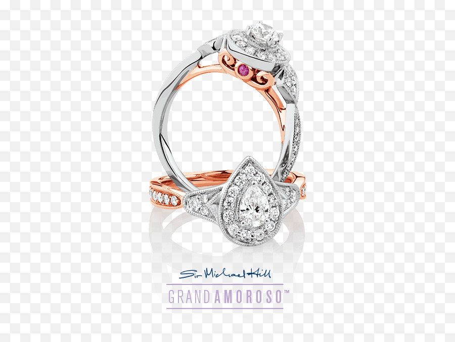 Michael Hill Twist Engagement Ring - Michael Hill Designer Bridal Emoji,Emotions Cubic Zirconia 10k Gold Swirl Ring