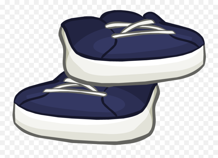 Bradyu0027s Sneakers - Bradyu0027s Sneakers Club Penguin Clipart Club Penguin Blue Shoes Emoji,Girls Emoji Sneakers