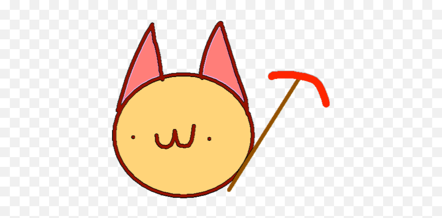 Cat Miner Fun - Happy Emoji,Bill The Cat Emoticon