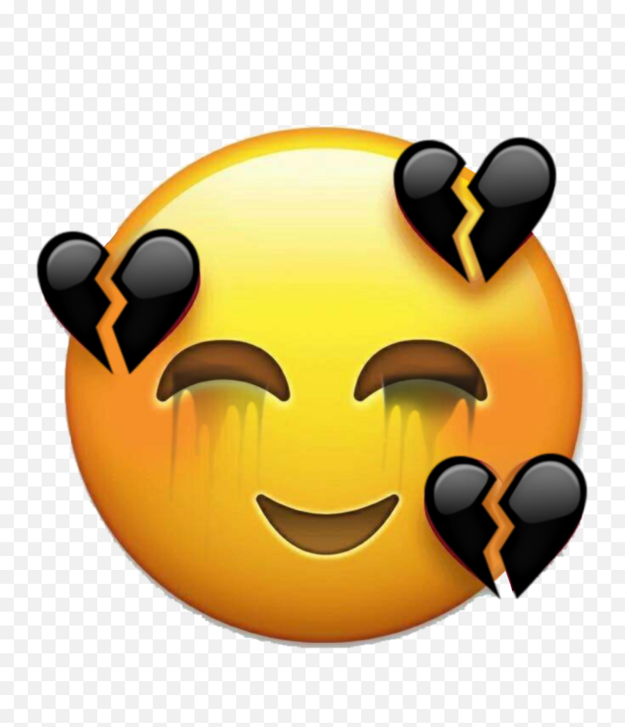 Emoji Smileemojistickerremix Sticker - Sad Emojis,Goth Emoji