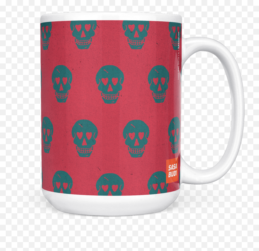 Skulls Of Joy Coffee Mug By Sasabudi Emoji,Emoticon Blush Please