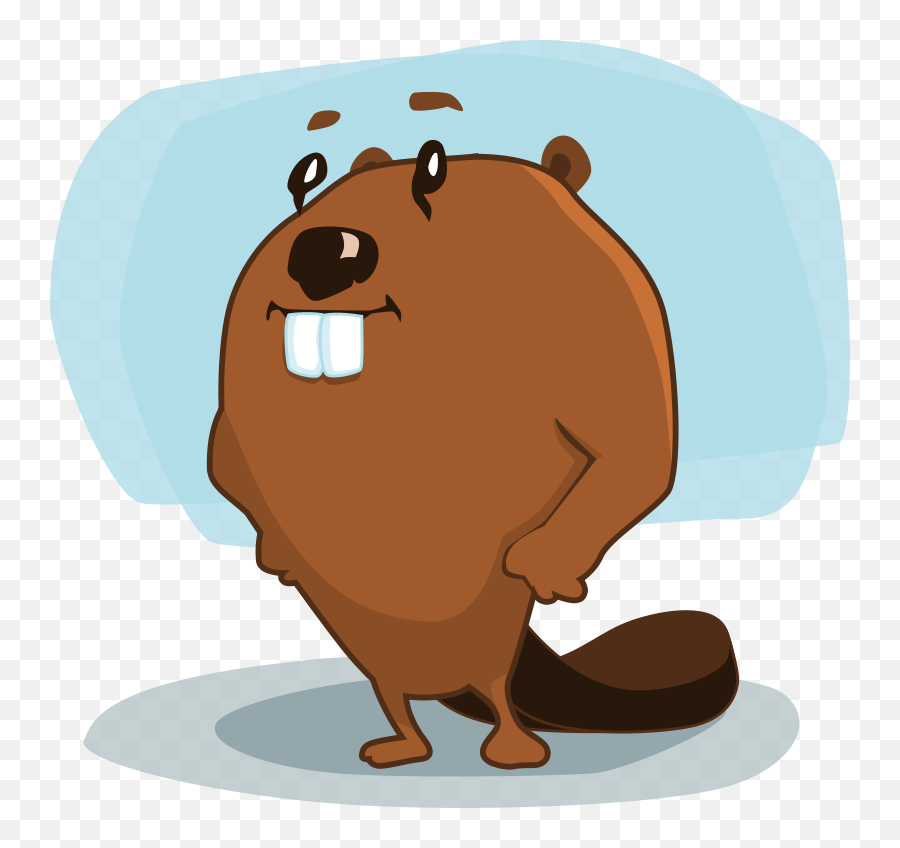 Beaver Cartoon Clip Art At Clker - Animated Beavers Emoji,Emoticon Sea Otter
