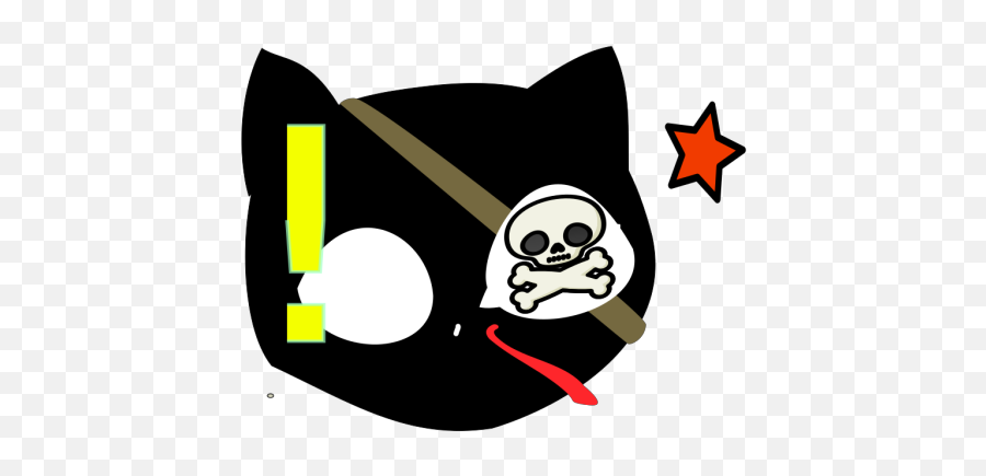 Pirate Cat Png Svg Clip Art For Web - Download Clip Art Fictional Character Emoji,Pirate Ship Emojis