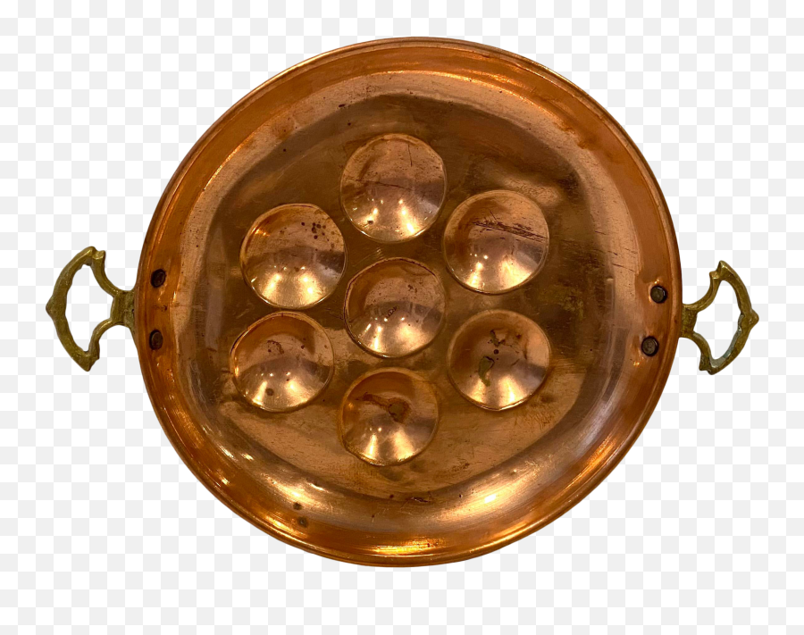 Antique French Copper Escargot Pan - Solid Emoji,Can Custom Emoticons Be Used In Escargot