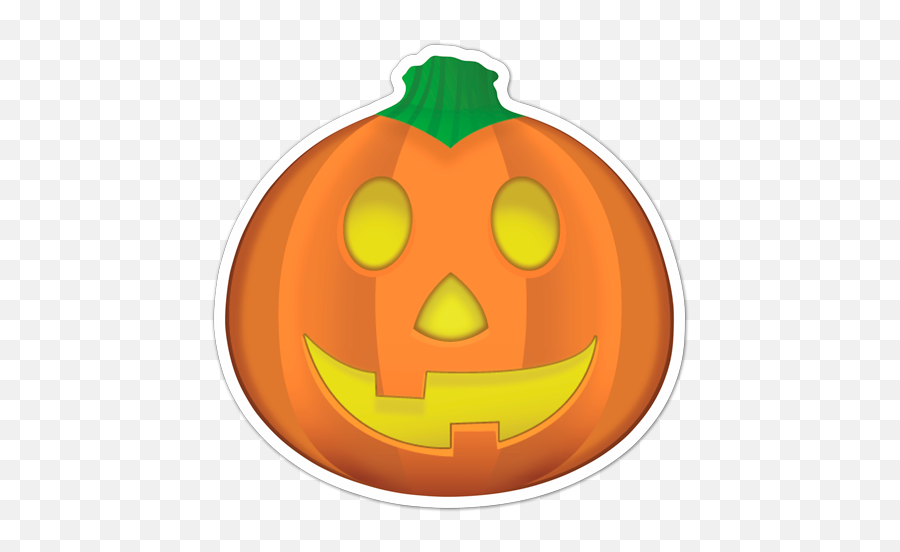 Calabaza De Halloween - Happy Emoji,Ghost Emoji Pumpkin