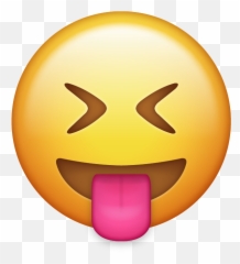Emoji Clipart Apple Emoji Apple - Tongue Out Emoji Png,Tired Emoji