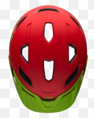Bell Sidetrack Kids Unisize Helmet Matt Red Skully - Dot Emoji,Emoticon Wearing Helmet