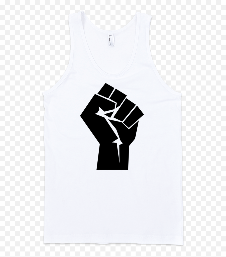 Communism Fist Fine Jersey Tank Top Unisex - Sleeveless Emoji,Hammer And Sickle Emoticon