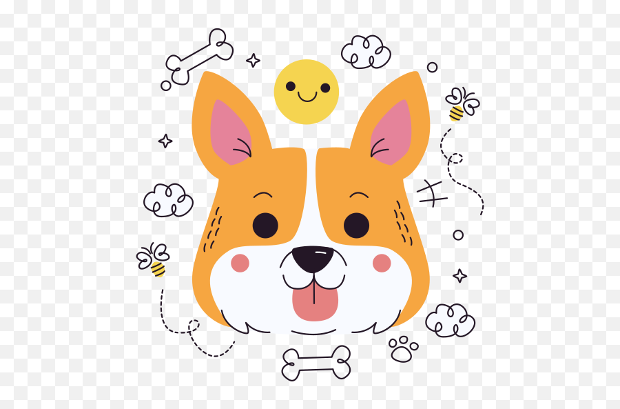 Happy Stickers - Stickers De Rire Emoji,Puking Dog Emoji