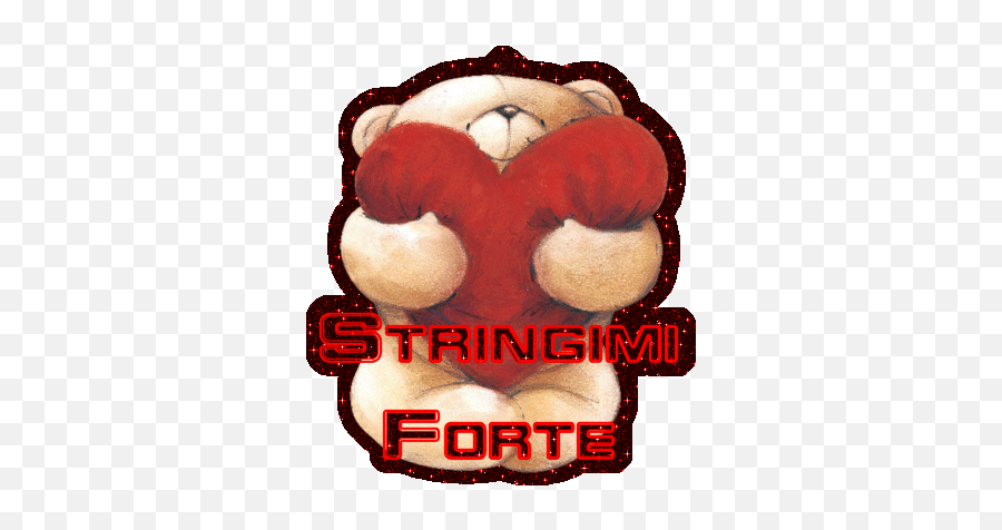 Gif Ti Voglio Bene E Scritte Animate - Teddy Bear Heart Gif Emoji,Che Pianto Emoticon