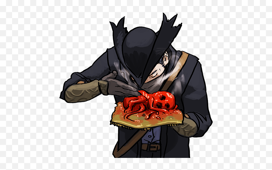 Game Was Going To Be Cosmic Horror - Bloodborne Hunter Fanart Emoji,Mgo3 How To Use Emoticons