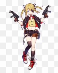 Anime Girls Guns - Girls Frontline Vz 61 Emoji,Anime Emotion Detector Gun