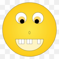 Smiletoothlessbroken Toothyellowfree Pictures - Free Broches De Fimo Emoji,Teeth Emoticon