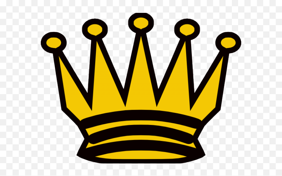 Fairytale Clipart Yellow Crown - Yellow Crown Cartoon Png Emoji,British Flag And Queen Emoji