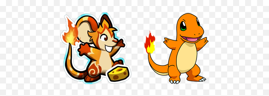 Transformice Pelos Dos Elementos - Área 801 Charmander Pokemon Images Back Emoji,Como Hacer Emojis En Tranformice