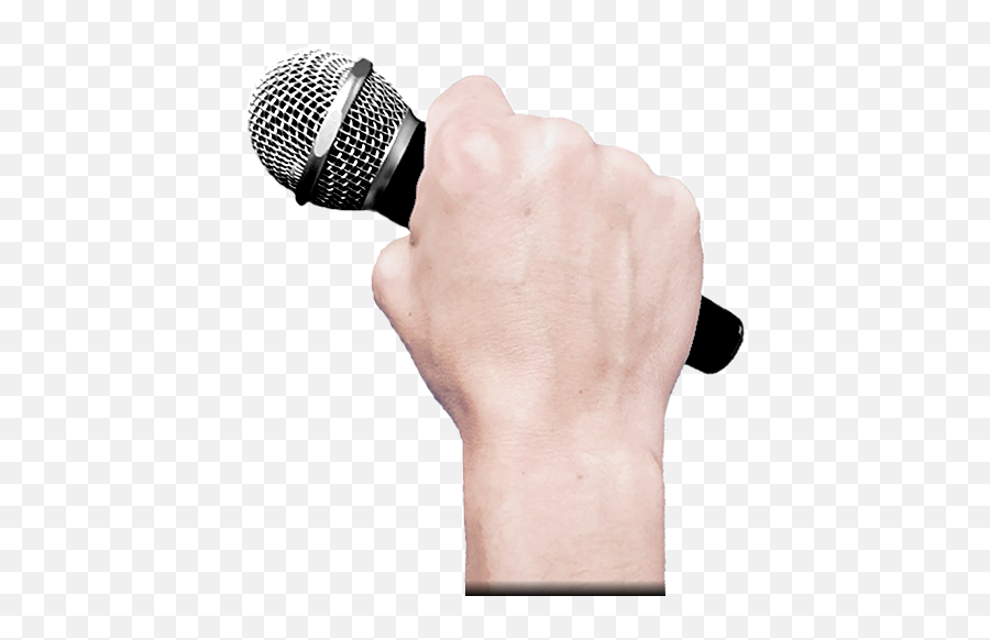 Drop The Mic Microphone - Hand On Microphone Emoji,Emotion Of Mic Dropping
