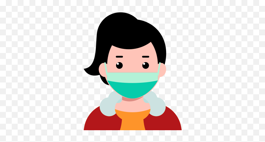 Mask Girl Protection Coronavirus Free Icon Of Coronavirus Emoji,Mascara Emoticon