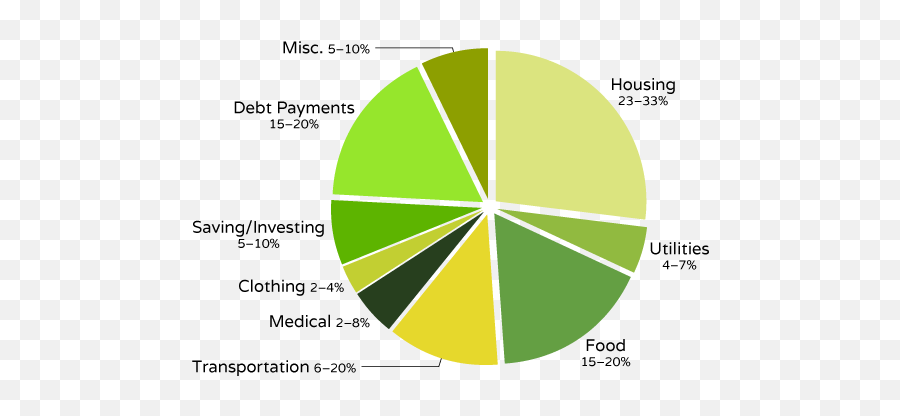 Pie Graph Showing An Average Familyu0027s Budget Based On Head Emoji,Como Poner Los Emojis Aun Phoenix 5 Youtube