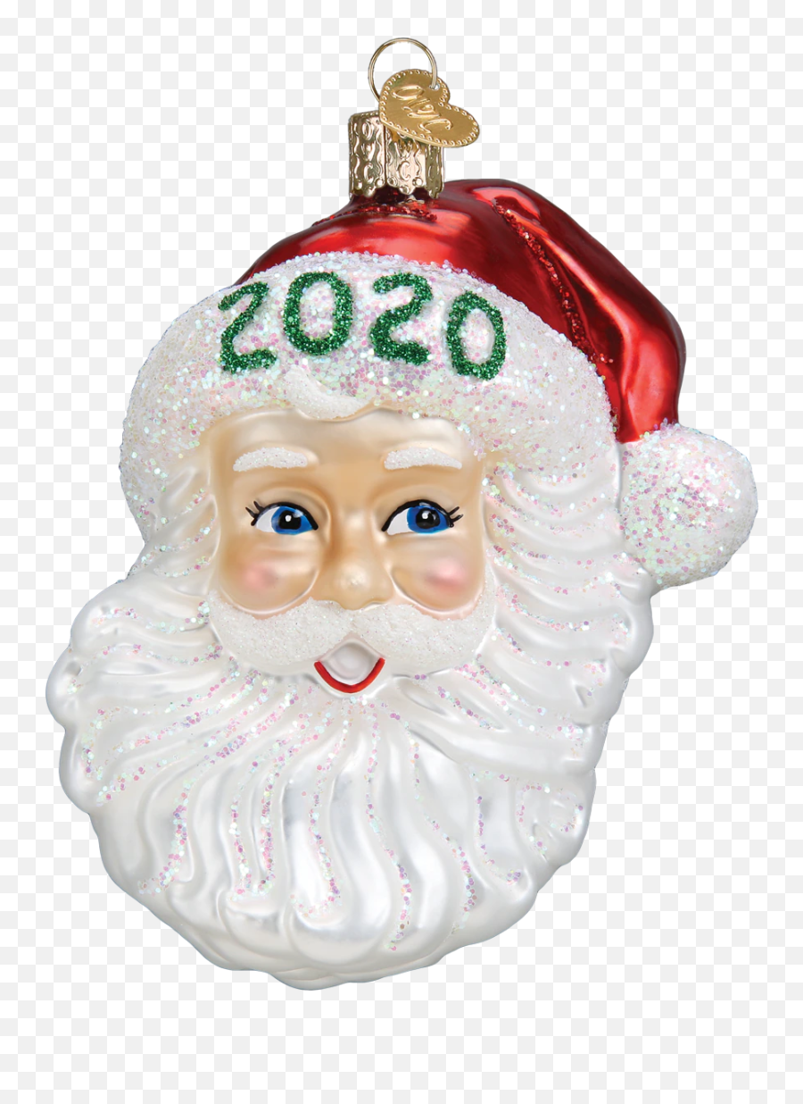 Old World Christmas 2020 Nostalgic Santa Emoji,Minature Christmas Emoticons