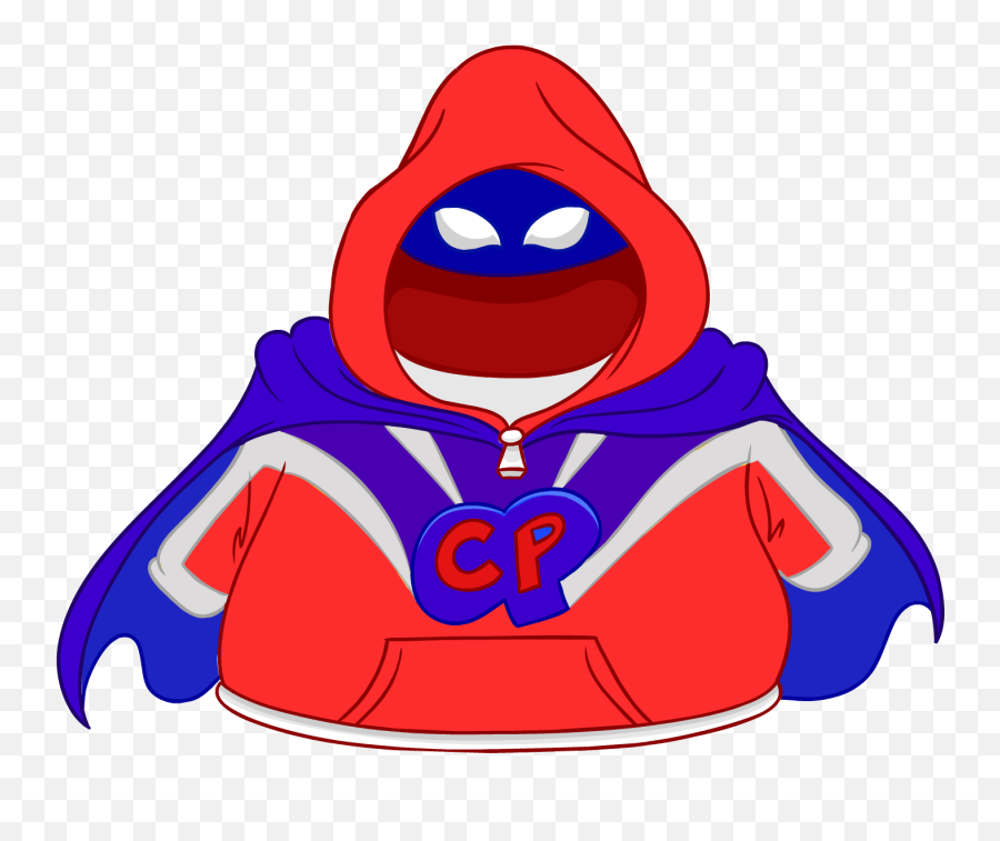 Download Gloves Clipart Club Penguin Png Image With No - Club Penguin Hero Hoodie Emoji,Shark Emoticon