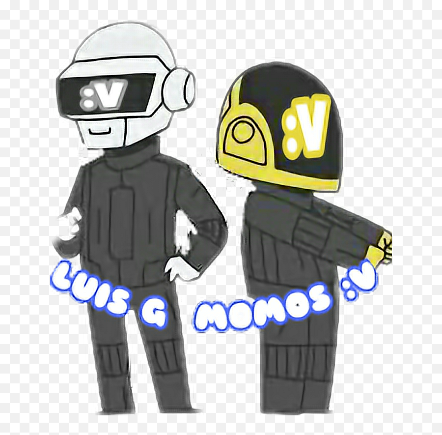 Daft Punk Sticker - Fictional Character Emoji,Daft Punk Emoji