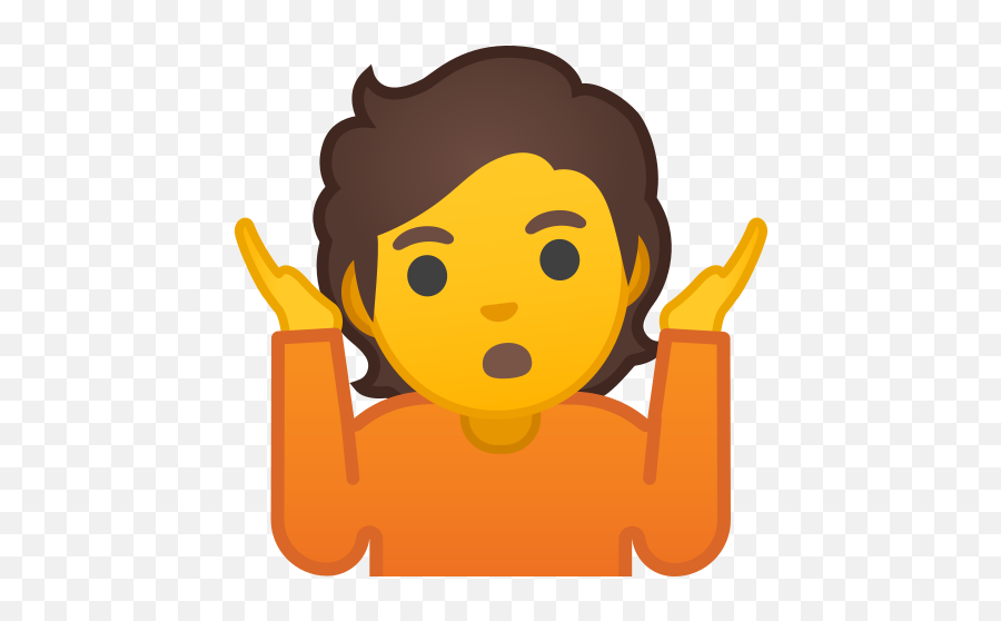Person Shrugging Emoji - Don T Know Emoji,Shrug Emoticon