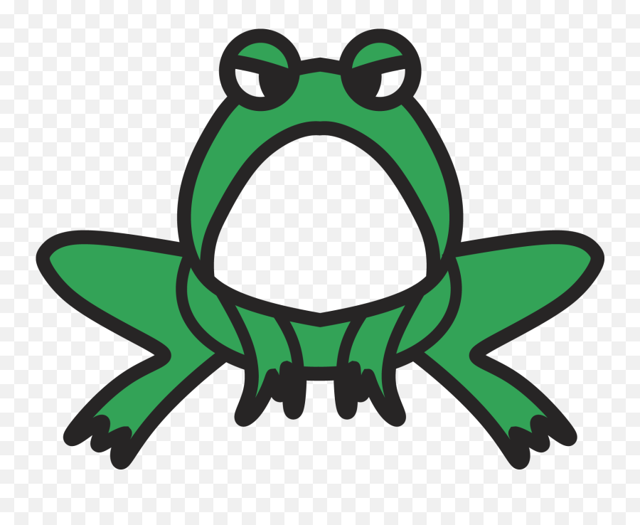 Sapo Rana De Árbol Verde Clip Art - Png Download Full Size Emoji,Maple Leaf Pig Emoji