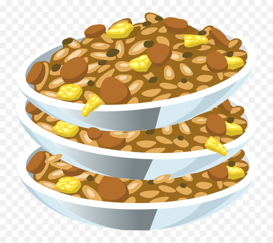 Rice Beans Plates - Free Vector Graphic On Pixabay Emoji,Bean Emoji