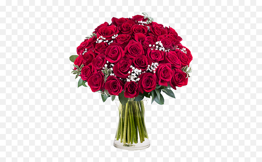 Red Roses Flowers For Her - Lovely Emoji,Boquet Emoji
