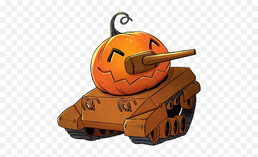 Telegram Sticker From Wot Halloween Pack Emoji,Artillery Cannon Emoji