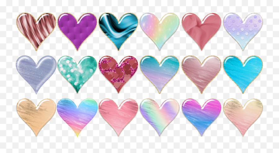 Gradient Embossed Pattern Heart Clipart Graphic By Am Emoji,Purple Emoji Aesthetic