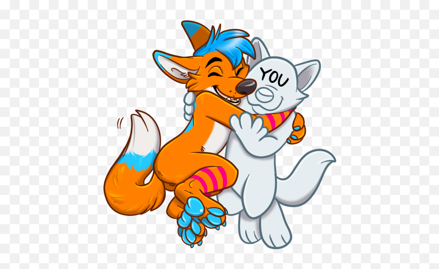 Avi Fox Sticker Pack - Fictional Character Emoji,Pyong Red Fox Emoticons
