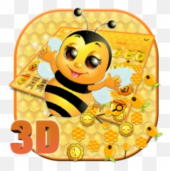 3d Cute Honey Bee Gravity Keyboard Theme U2013 Apps On Google Play - Cutehoney Bee Emoji,Honey Bee Emoji