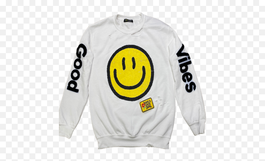 Sweatshirts - Long Sleeve Emoji,80s Retro Emoticon