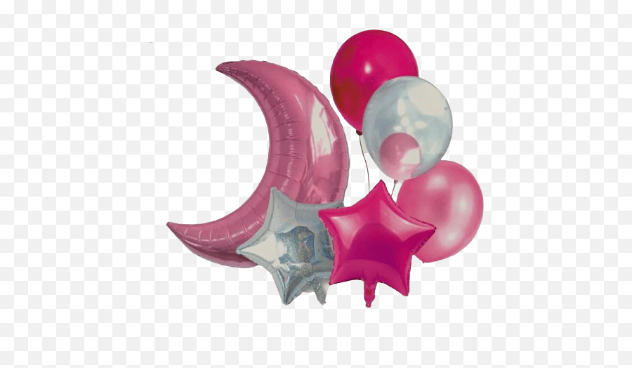 Bouquet Luna X 6 - Balloon Emoji,Emoji De La Luna Negra