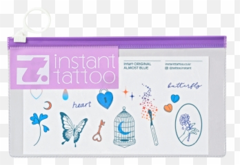 Almost Blue - Tattoo Design Tiny Temporary Instant Water Full Emoji,Rose Emoticon For Tatto