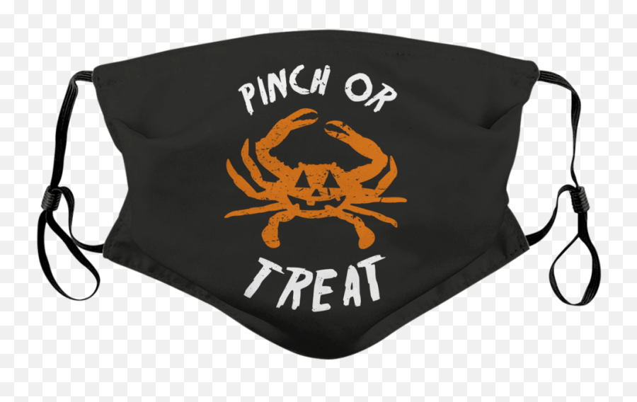 Pinch Or Treat Face Mask - Maryland One Emoji,Pinching Crab Emoticon