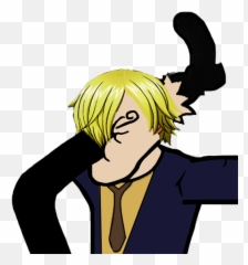 Sanji Facepalm Style Facepalm Know Your Meme - Anime Facepalm Emoji,Faceplam Emoticon