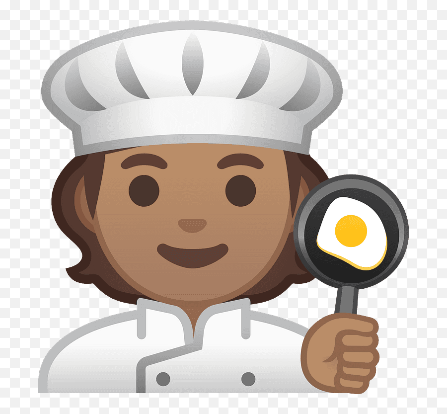 Cook Emoji Clipart - Cozinheira Clipart,Chef Emoji