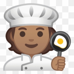 Cook Emoji Clipart - Cozinheira Clipart,Chef Emoji