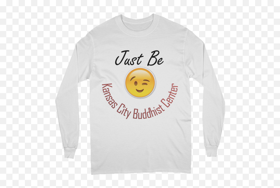 Kcbc Just Be Long Sleeve T - Monalisa Emoji,Long Neck Emoticon