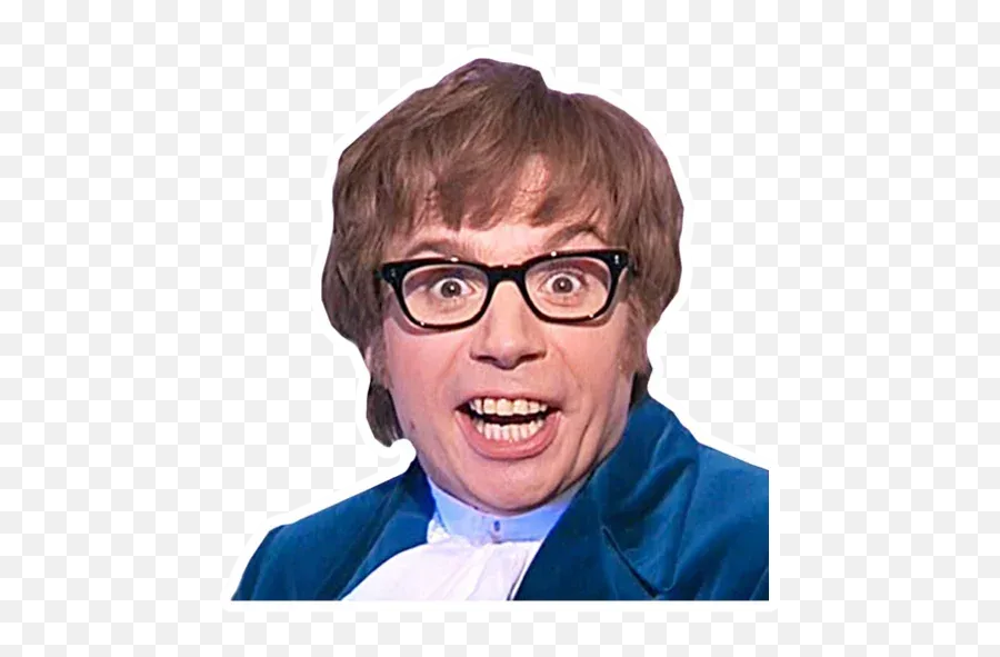 Austin Powers Whatsapp Stickers - Stickers Cloud Austin Powers Sticker Emoji,Putin Emoji