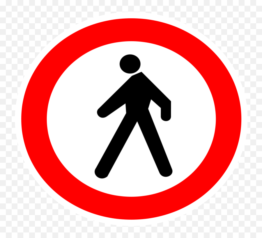 Download Symbols With Abk - Symbol No Pedestrian Access Emoji,Unicode Emoticons List Forever